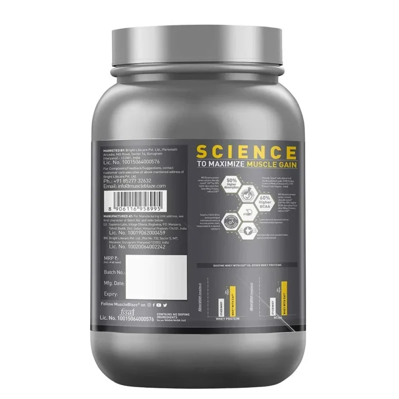 MuscleBlaze Biozyme Performance Whey1